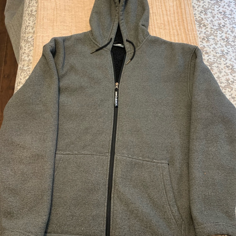 New Balance Charcoal Hooded Jacket